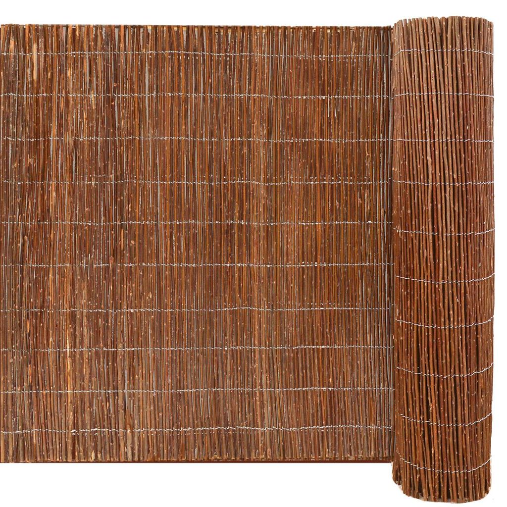 110x500 Balkon Sichtschutz Gartenzaun Weidenzaun - Garten Produktbild 