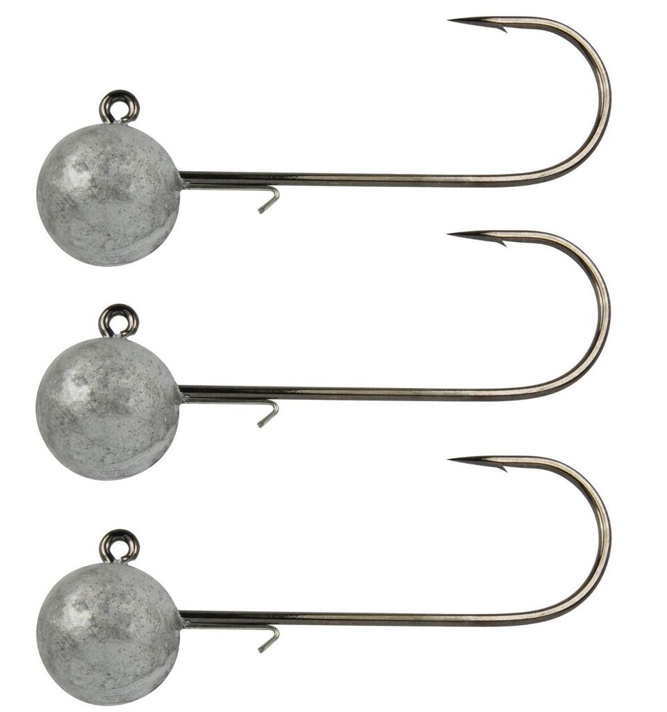 Spro Jighead HD Jig 90 - 3 Jighaken Gamakatsu, Größe:18g / Gr. 6/0