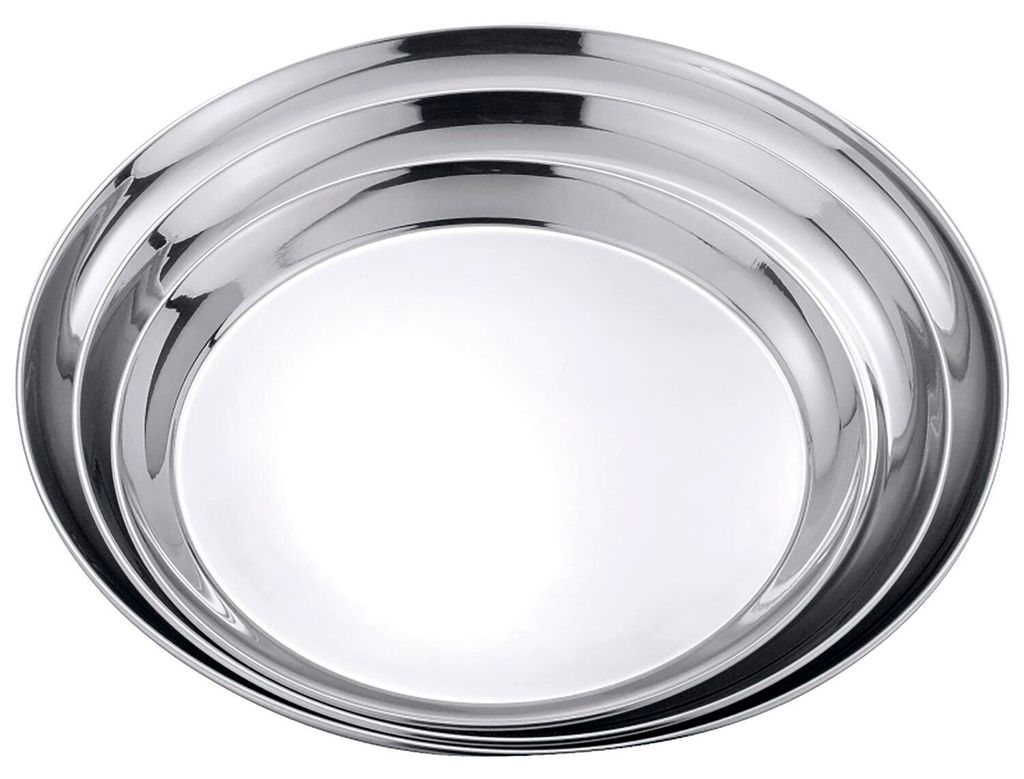 CONTACTO Serviertablett rund, Höhe: 22 mm, ø: 500 mm Produktbild 