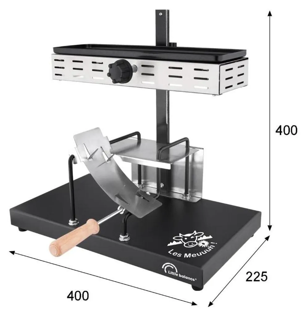 Appareil à Raclette pour Grandes Tablées - Format Demi-Meule Convivial - 2