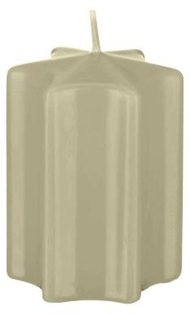 Sternkerzen Antik Grün 80 x Ø 60 mm, 4 Stück