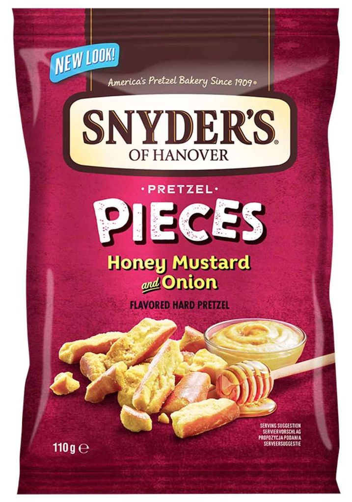 Snyders Honey Mustard & Onion Pretzel Pieces 110g Obrázok produktu 