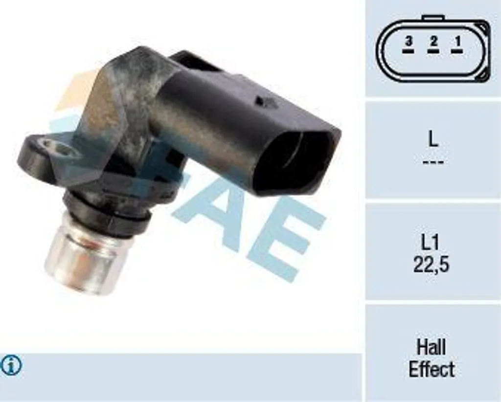 Capteur de position d'arbre à cames FAE 79209 OE 06A905161A pour Golf IV