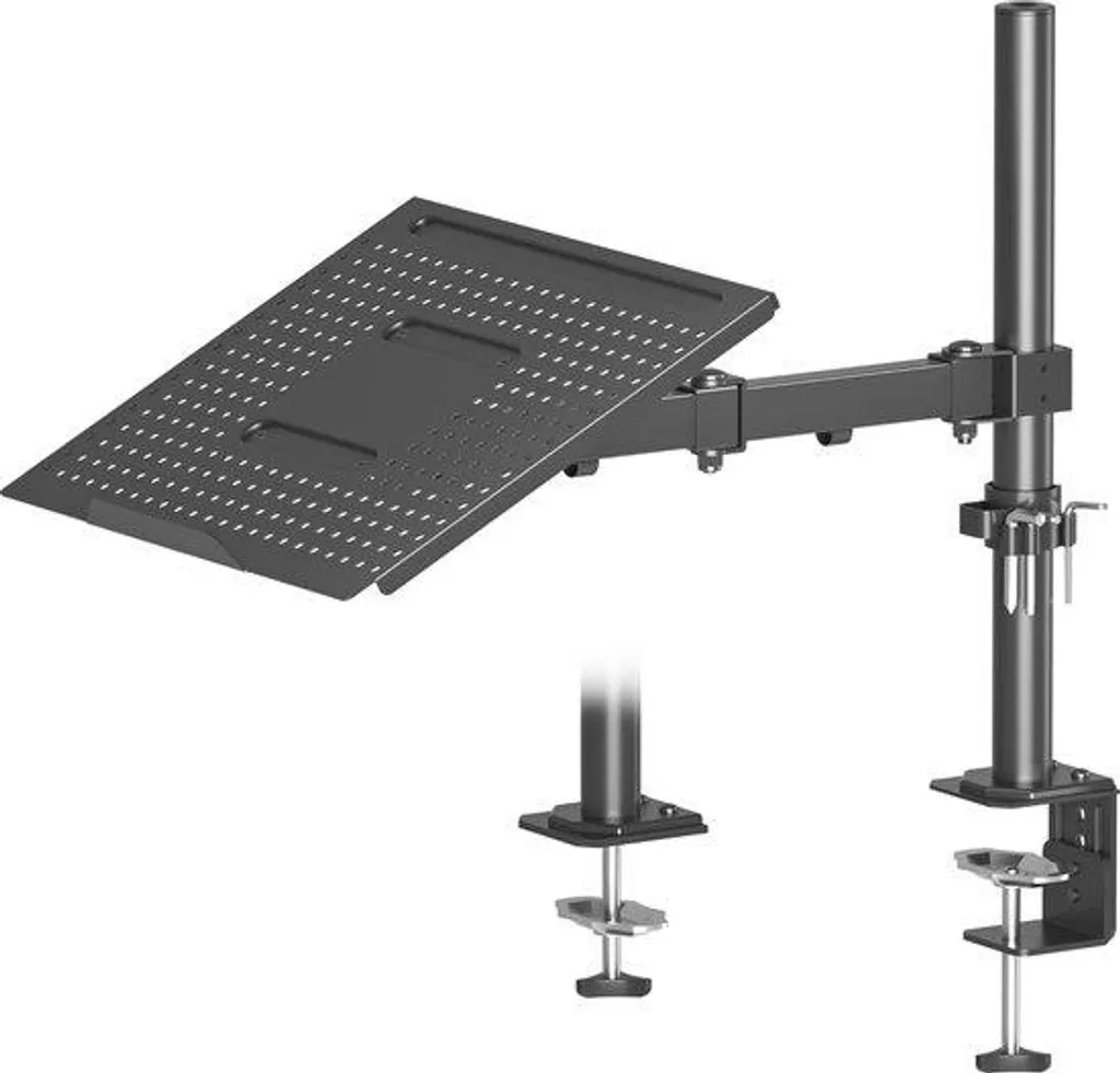 Support double pour claviers noir en métal stable - Modèle X-Frame Pro