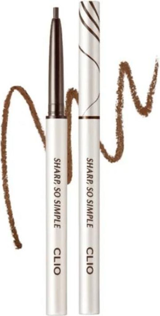 CLIO Sharp So Simple Waterproof Pencil Liner #02 Brown 0,14 g - brauner Eyeliner