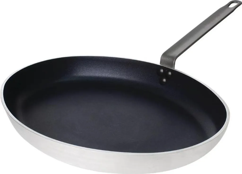 Vogue Padella Ovale Antiaderente 36cm | Teflon Platinum Plus per Pesce