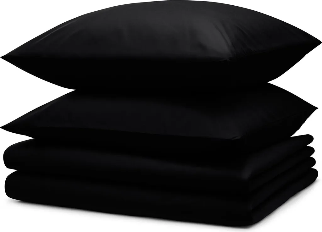 Set Letto Blumtal Microfibra 4 Pezzi: Nero Elegante 135x200cm
