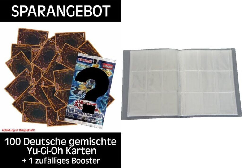 Konami - Yu-Gi-Oh! - Sparangebot - 100 deutsche gemischte Produktbild 