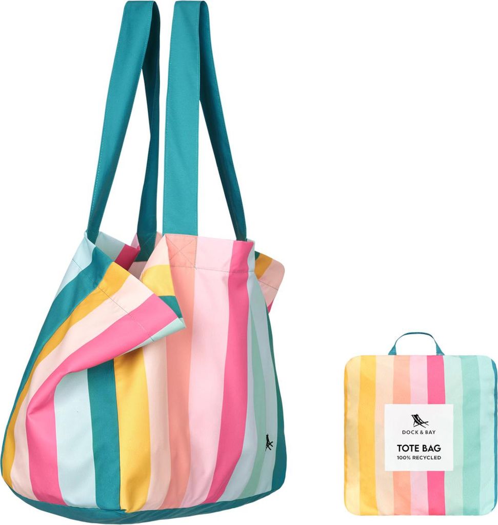Dock & Bay Strandtasche faltbar Coastal Candy Produktbild 