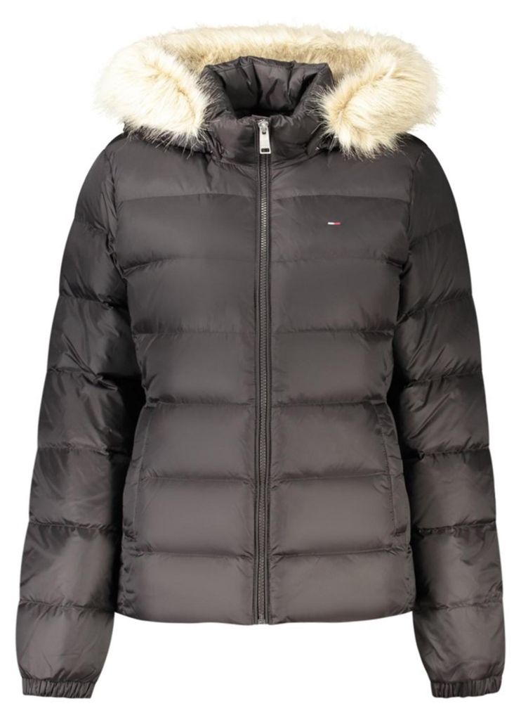 Tommy Hilfiger Faux Fur Hood Slim Down Jacket, Weiblich, Produktbild 