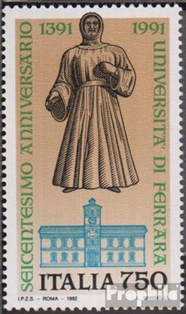 Briefmarken Italien 1992 Mi 2202 (kompl.Ausg.) postfrisch Schulen und Universitäten