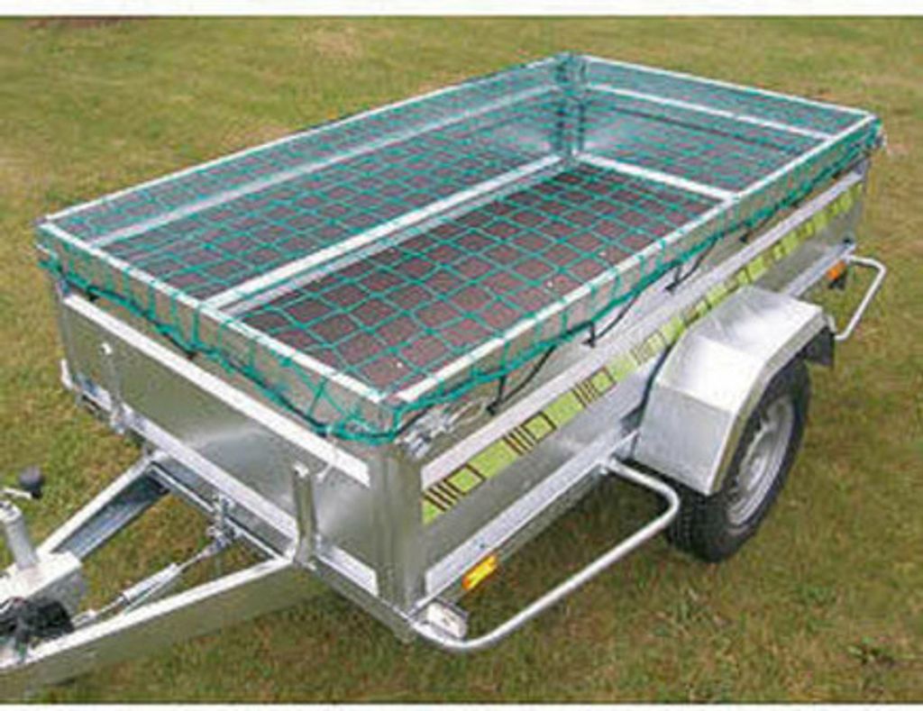 Cargo net 7,3 x 3,6 m - POWERSHOT - Anhänger- oder Kippernetz - Schützt Ihr Werkzeug oder Ihren Abfall