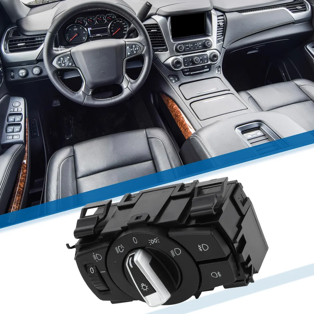 Interrupteur de Phare BMW Série 1 E82 - Commande de Feux 61319169406 Noir