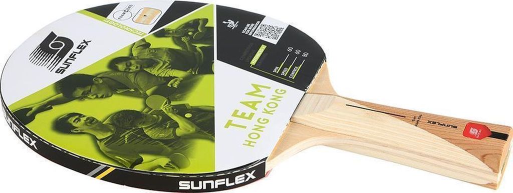 Sunflex Tischtennisschläger TEAM HONG KONG | Tischtennis Schläger TT Tischtenniskelle