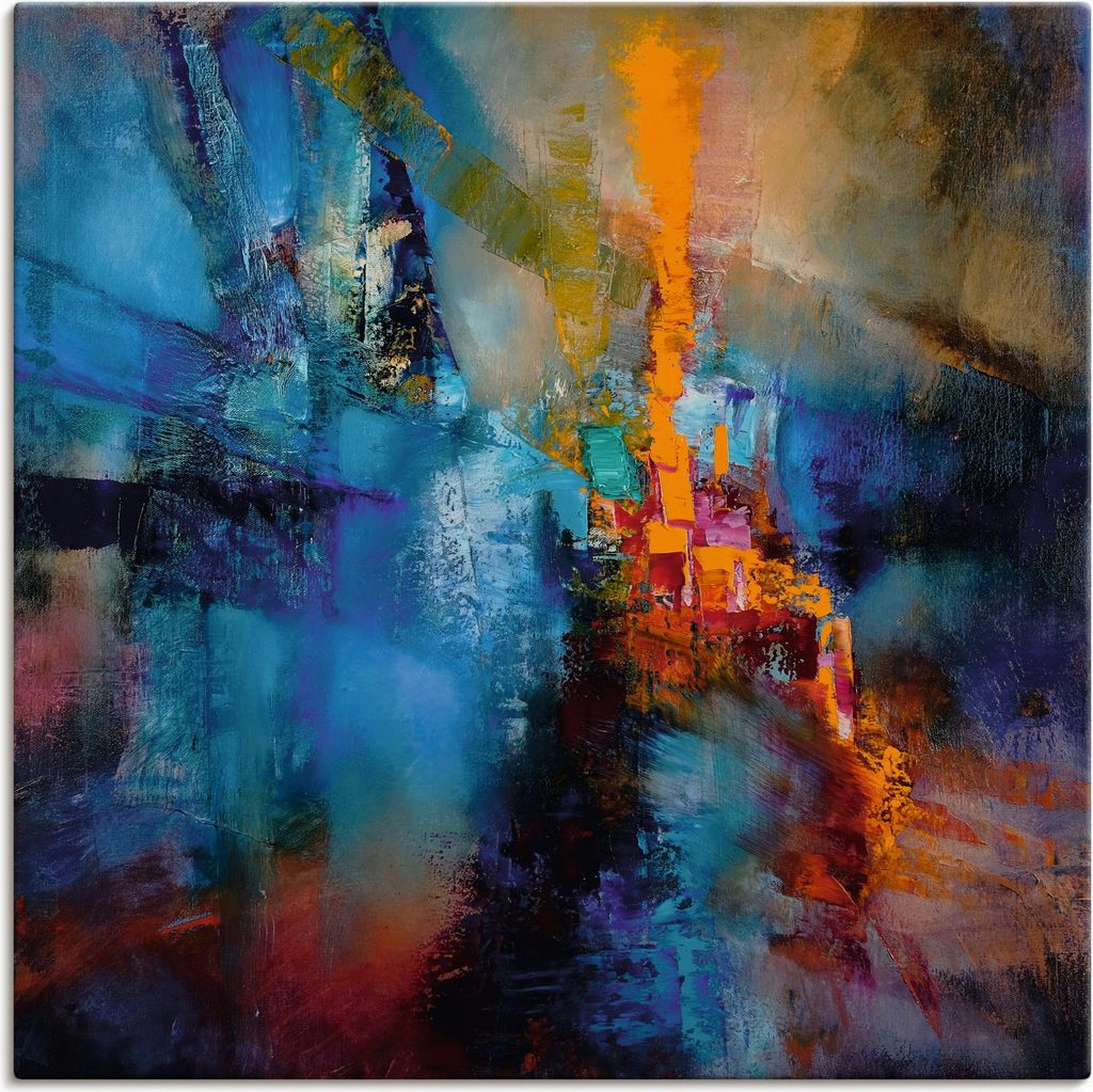 ARTland Leinwandbild Kaskaden Größe: 100x100 cm