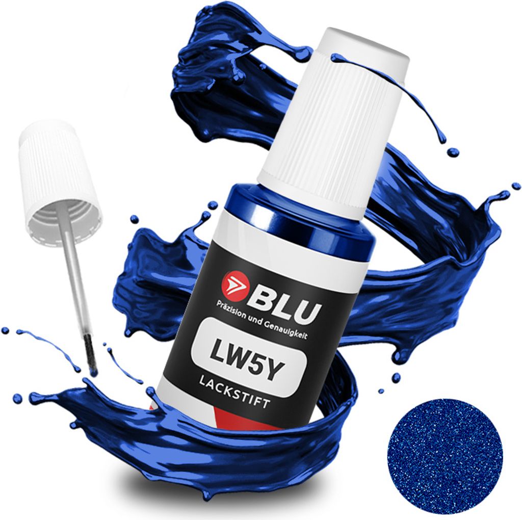 BLU Auto Lackstift Blau kompatibel für Volkswagen LW5Y Produktbild 