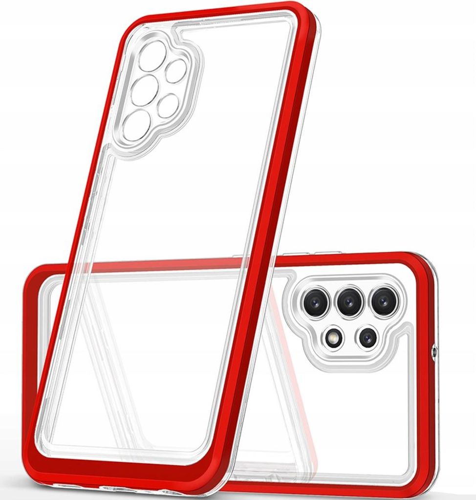 Étui 3In1 transparent pour Samsung Galaxy A72 4G Étui en Image du produit 