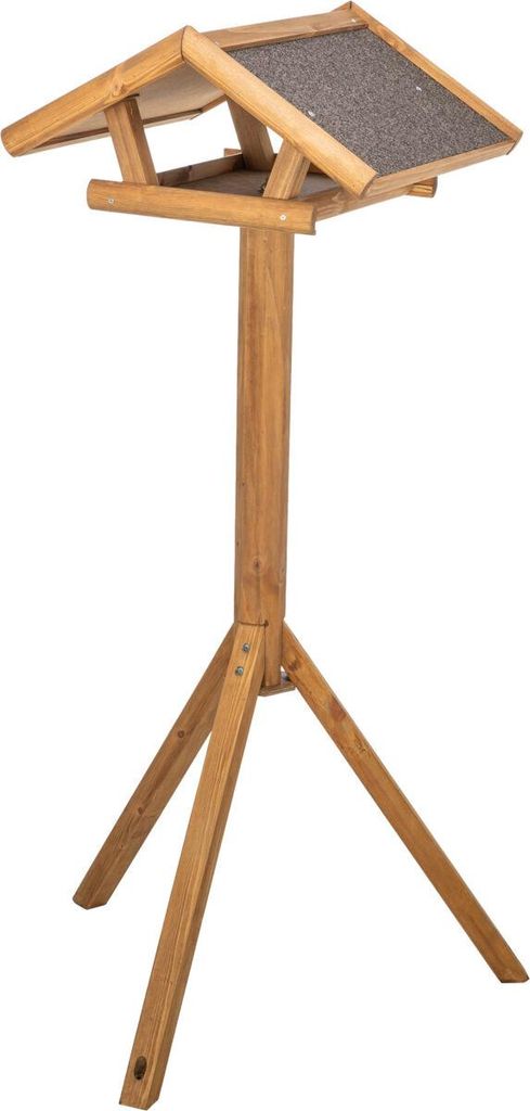 TRIXIE Futterhaus - braun - 46 × 22 × 44 cm/1,15 m