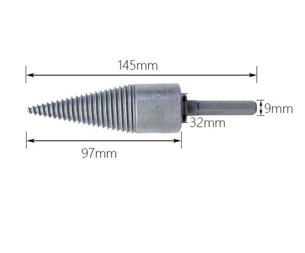 45mm Kegelspalter Drillkegel Spalter Holzspalter Ersatzspitze Für Bohrmaschine 