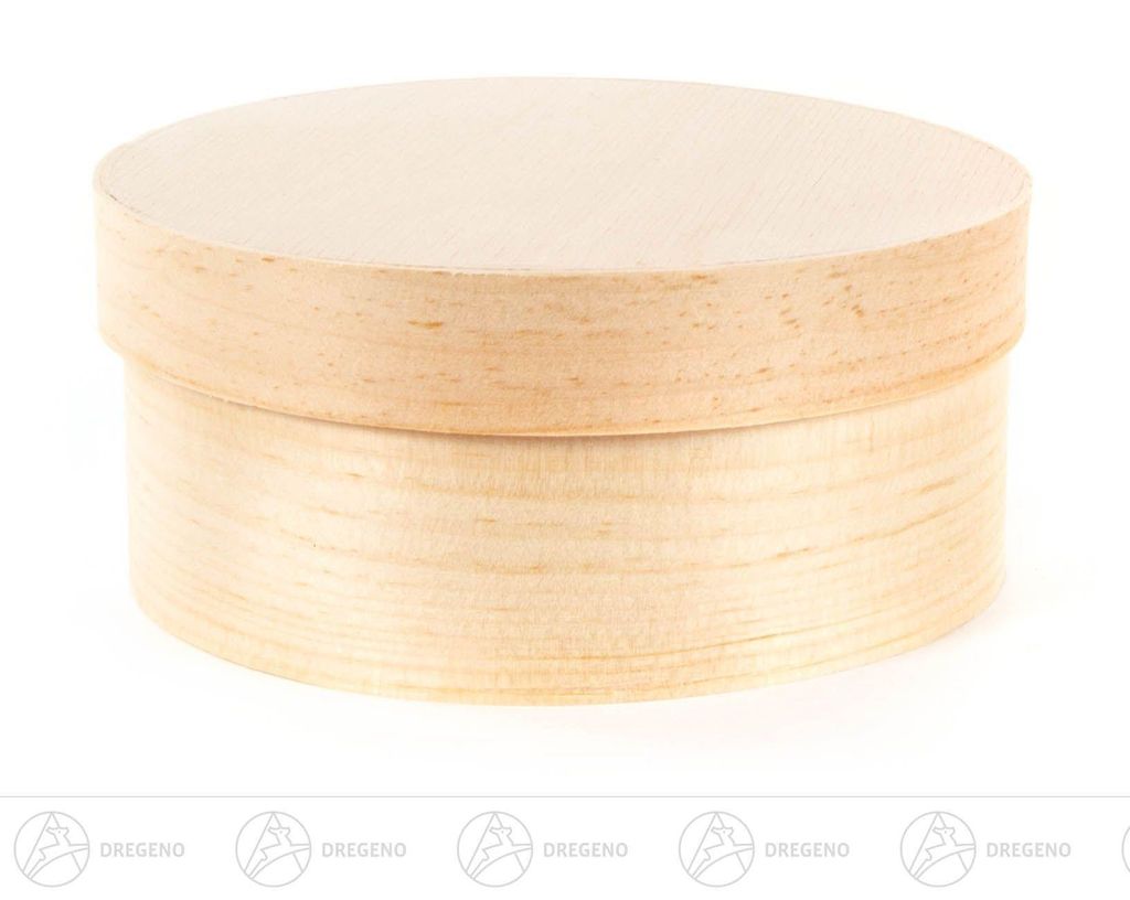 Ersatzteile & Bastelbedarf Spanschachtel rund Breite x Höhe x Tiefe 11,5 cmx5 cmx11,5 cm NEU