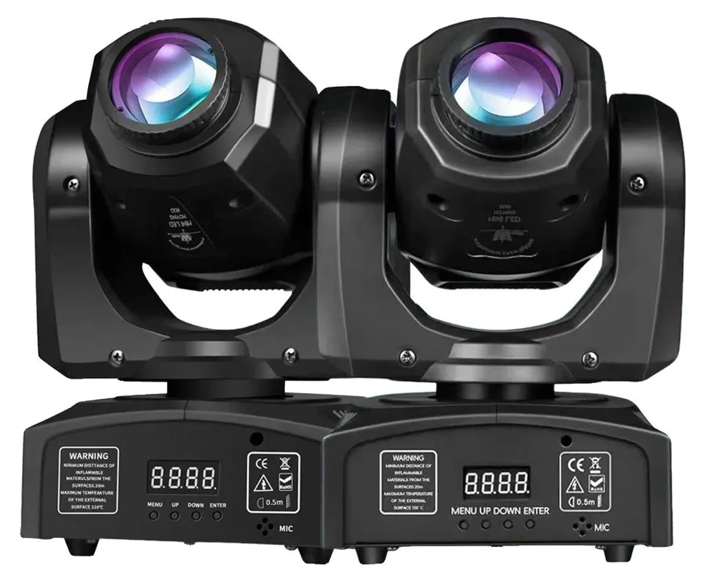 Lyre LED 60W Projecteur Spot Robotisé Multicolore pour Soirée et Club