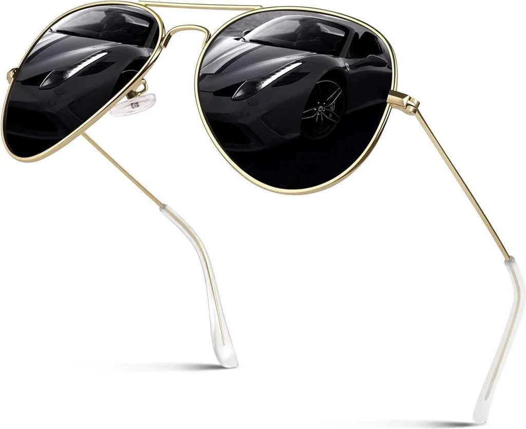 GQUEEN Occhiali da Sole Aviator Polarizzati: Stile Iconico e Protezione UV400