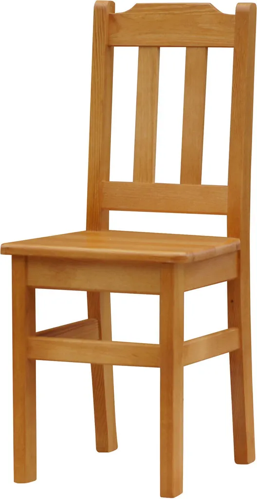 Sedia in legno di pino massiccio nel colore Ontano