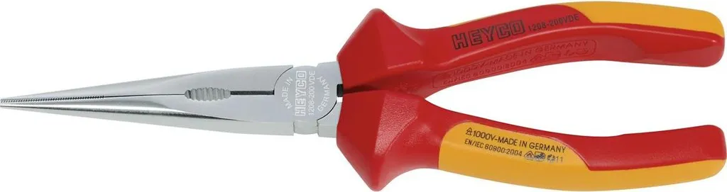Pinza Becchi Tondi HEYCO 160mm - Isolata VDE per Pro e DIY