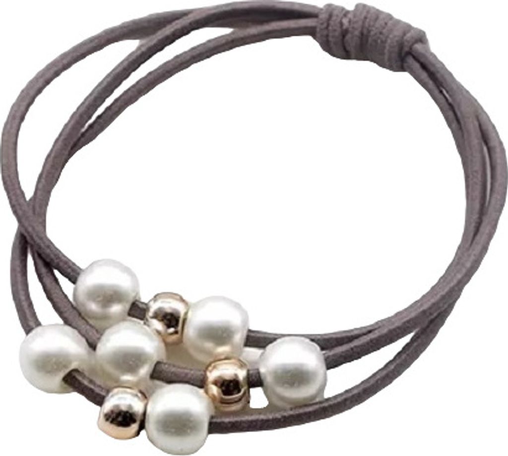 Olivia Haargummi Dunkel Grau – Stilvolles Haaraccessoire KP19084