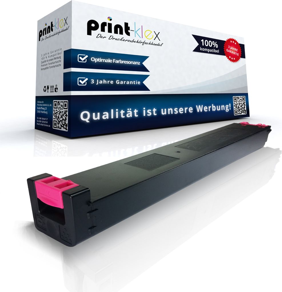 kompatible Tonerkartusche Magenta MX-31GTMA für Sharp - 15.000 Seiten Sharp MX 2301 N MX 2600 N MX 3100 N MX 4100 MX 4100N MX 4101N MX 5000N MX 50...