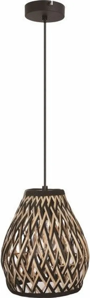 Suspension métal noir Carmina 120cm design géométrique IP20 Reality
