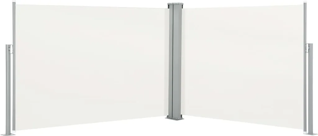 Tenda da Sole Laterale Retrattile 100x1000 cm vidaXL Crema Outdoor