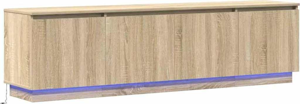 Meuble TV vidaXL Sonoma Chêne 180 x 38 x 49 cm en Bois d'Ingénierie Chic