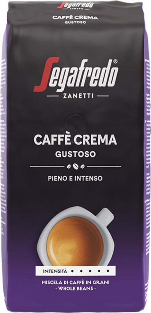 Segafredo Caffè Crema Gustoso 1000 g zrnková káva Obrázok produktu 
