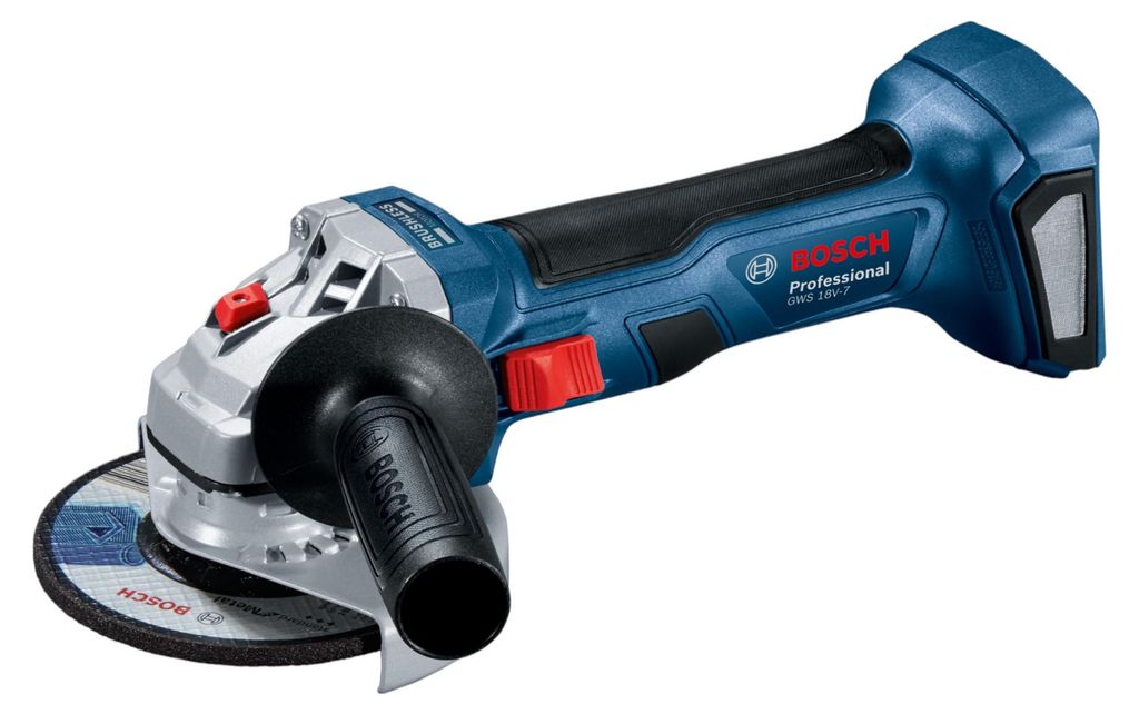 Bosch GWS 18V-7, 11000 RPM, Bateria, 1,6 kg Zdjęcie produktu 