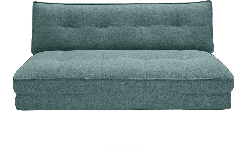 Miliboo - Zweisitzer-Schlafsofa aus grauem Stoff SALLY