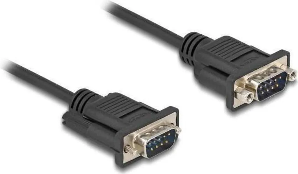 Delock 87839 DELOCK Seriell Kabel RS-232 St zu St mit St-Gehäuse 0,5 m