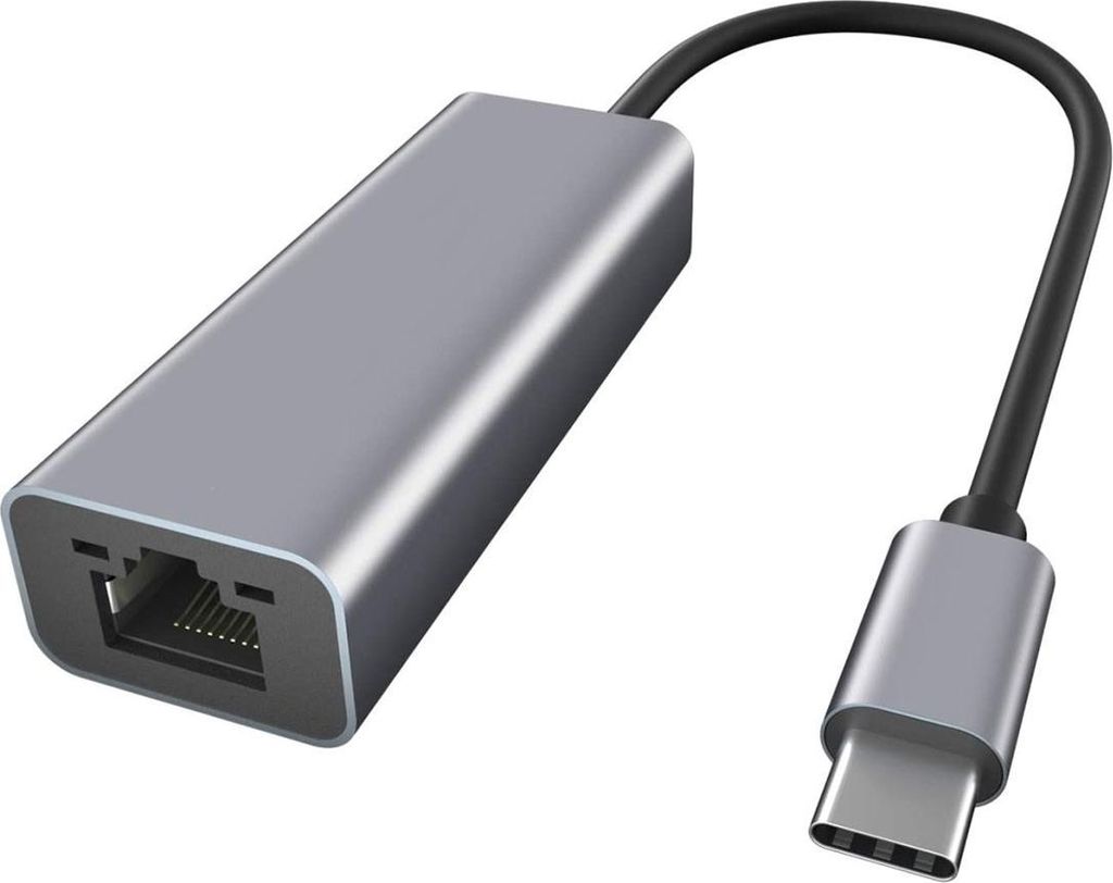 Ewent Netzwerkadapter EW9818 USB-C Gigabit Networking Grau