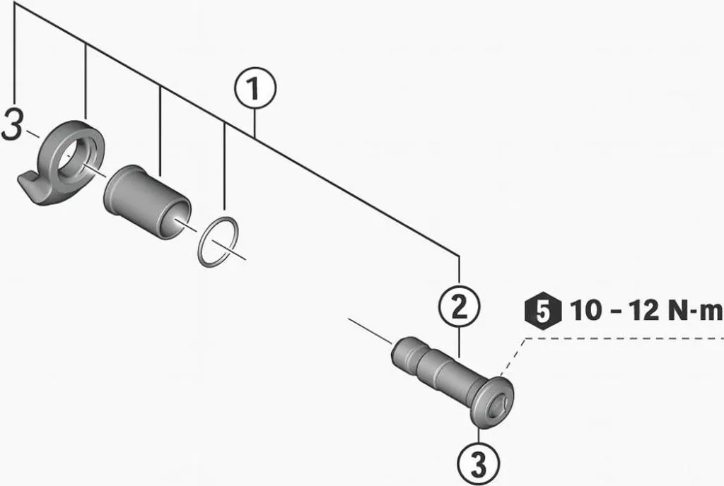 Réparation Dérailleur RD-M8250 - Unité B-Axle Shimano pour Entretien VTT