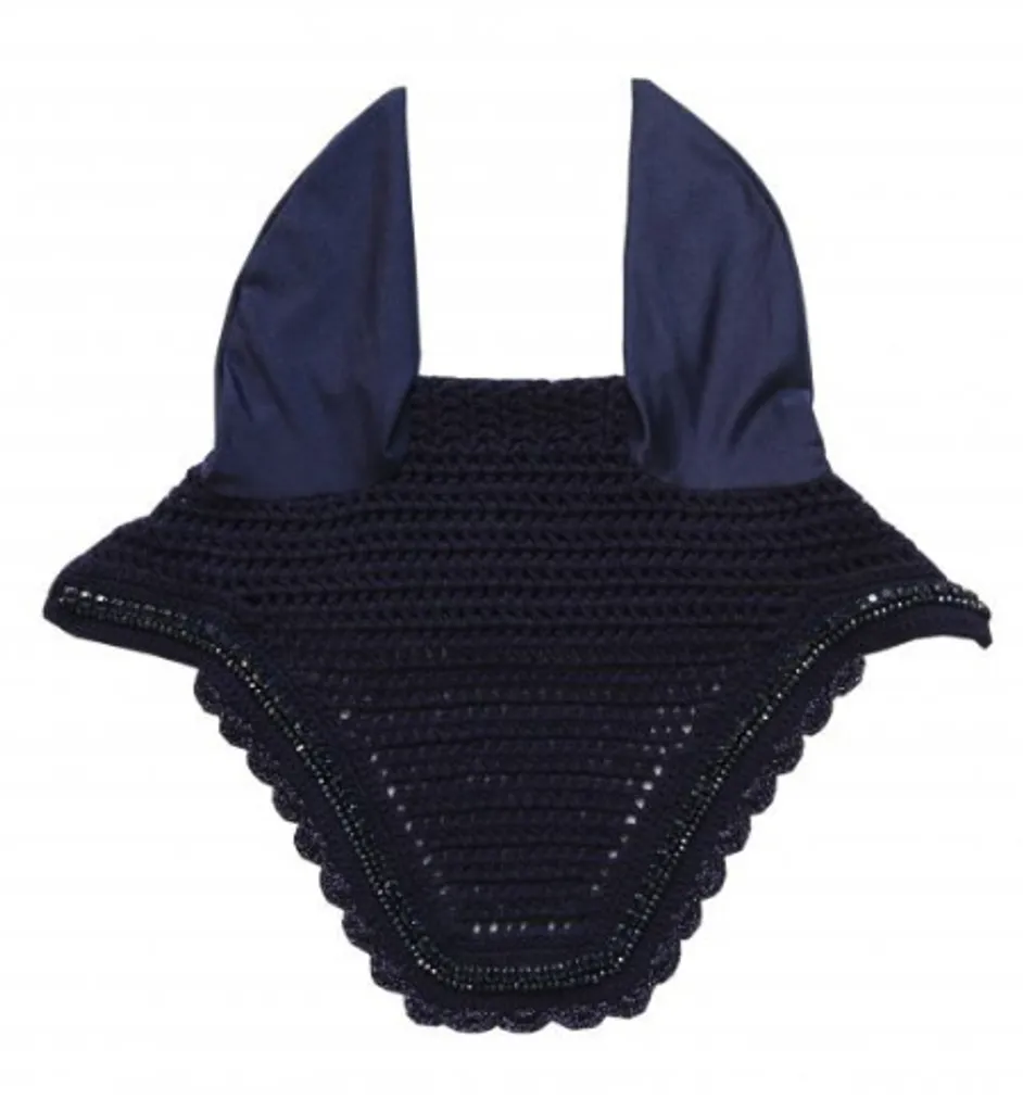 Bonnet anti-mouches insonorisé Wellington Stone & Pearl pour chevaux