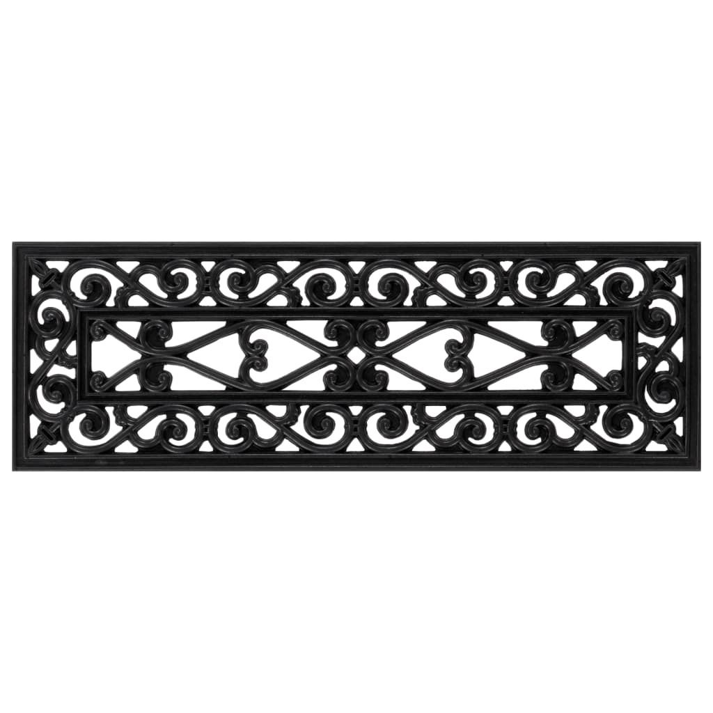 vidaXL Stufenmatten 10 Stk. 25x75 cm Gummi Produktbild 