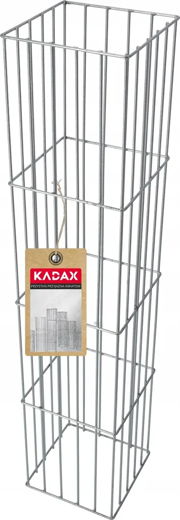 Gabion en acier anti-corrosion : colonne en treillis pour jardin durable