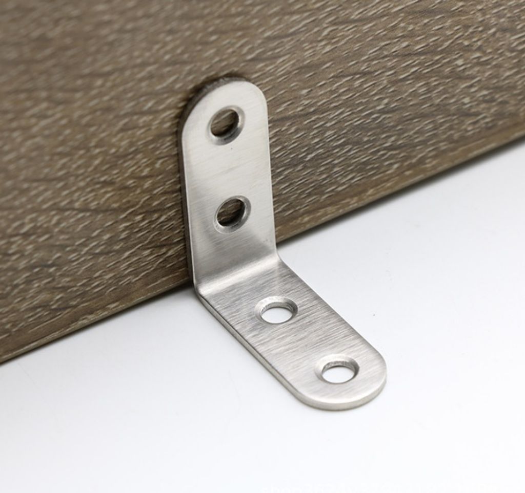 40 x 40 x 16 mm Winkelverbinder | 10 Stück L-förmige Holzverbinder | 90 Grad Eckwinkel für Möbel, Schränke & Bücherregale | Lochwinkel | Möb...