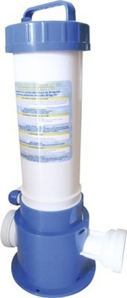 Dosierschleuse Planet Pool für Pools weiss/blau Produktbild 