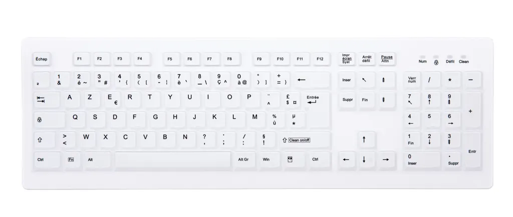 Clavier sans fil CHERRY AZERTY lavable contre les bactéries - 3
