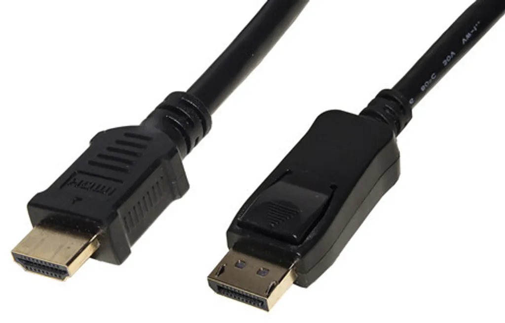 Link Accessori LKCDPH18 Adaptateur Câble DisplayPort vers HDMI 1,8m