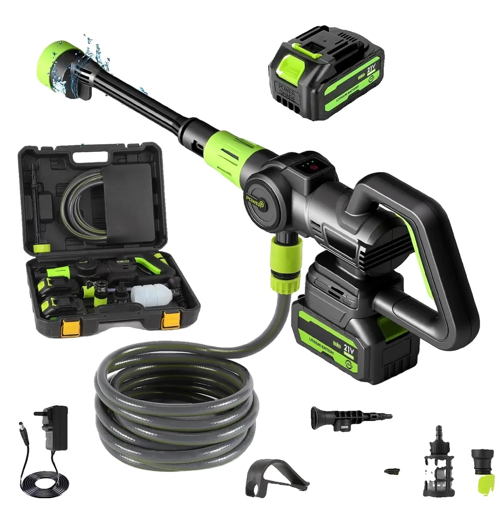 Autolavaggio, motore brushless da 1200 W, ugelli multifunzione 6 in 1, oro