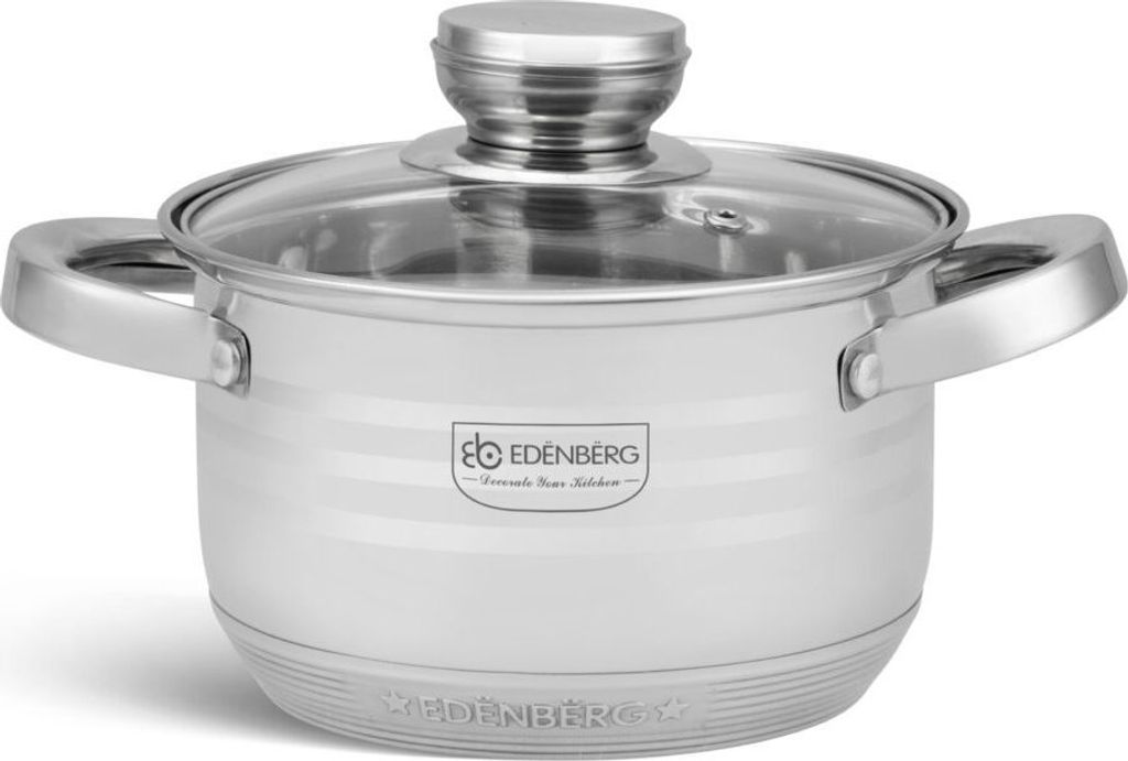 EDENBERG 12dílná indukční sada hrnců, sada hrnců z nerezové Obrázek produktu 