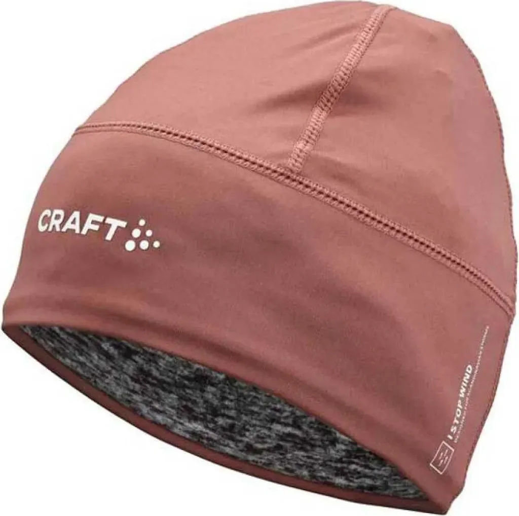 Craft ADV Windblock Fleece Hat Rosa S-M | Berretto Antivento Running