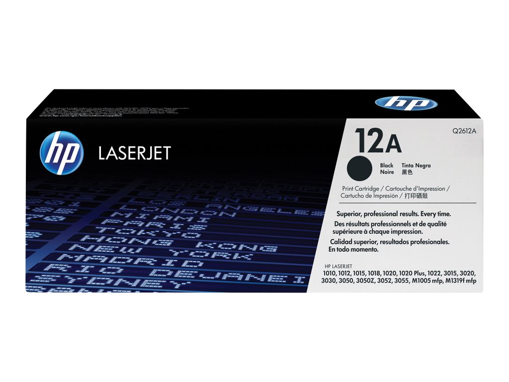 HP 12A LaserJet Cartuccia Toner Originale Nero Immagine del prodotto 